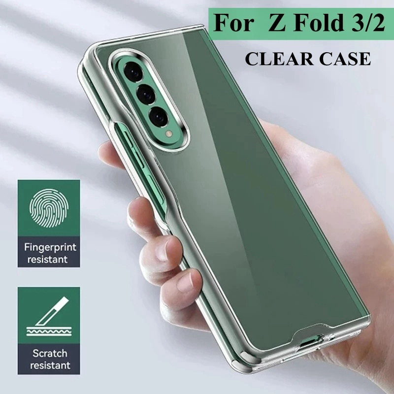 Ốp lưng chống sốc cho Samsung Galaxy Z Fold 3 hiệu Likgus Glitter siêu mỏng 1.5mm độ trong tuyệt đối, chống trầy xước, chống ố vàng, tản nhiệt tốt - hàng nhập khẩu