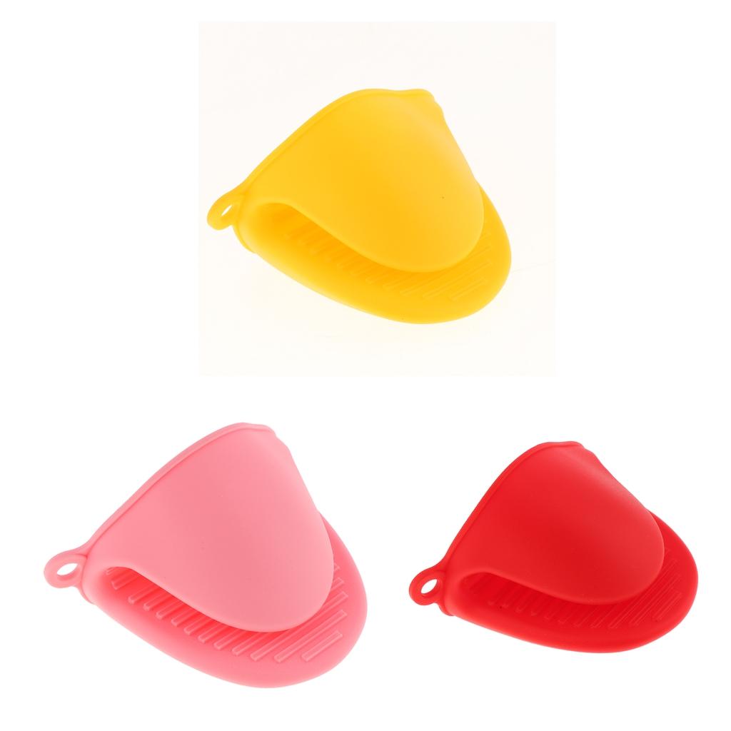 Heat Resistant Anti Scald Silicone Gloves Kitchen Tool Oven Mitts