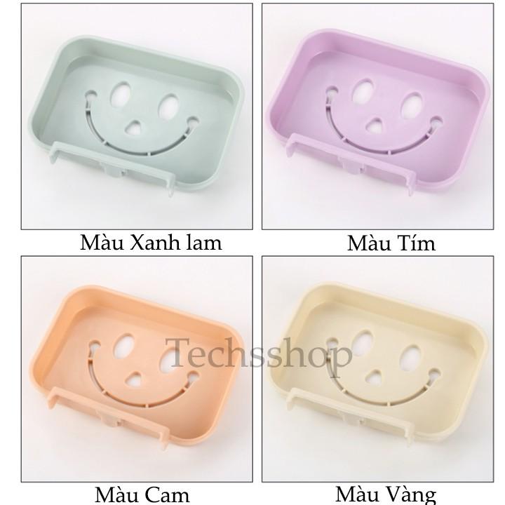 Kệ Đựng Xà Phòng Dán Tường Hình Mặt Cười - Khay Để Xà Bông Không Khoan Tường
