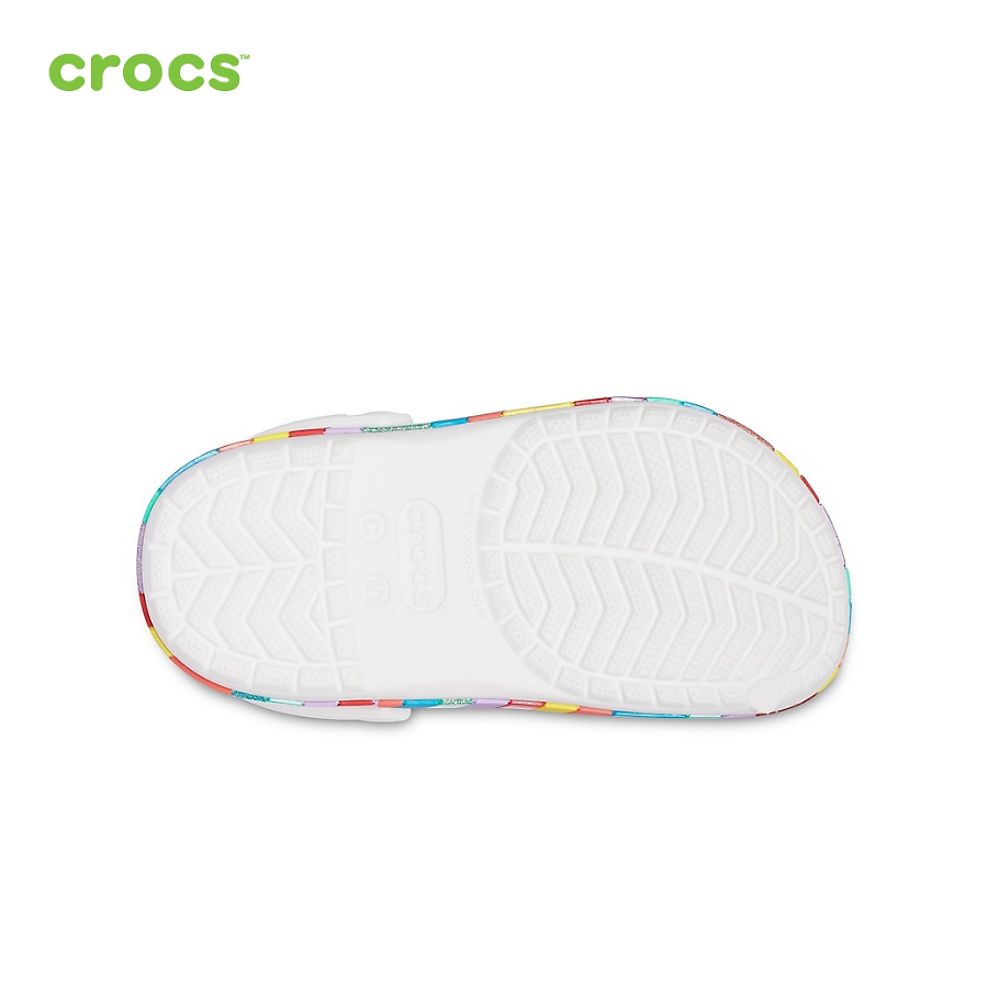 Giày lười trẻ em Crocs Crocband Clog Chevron Beaded - 207007-100