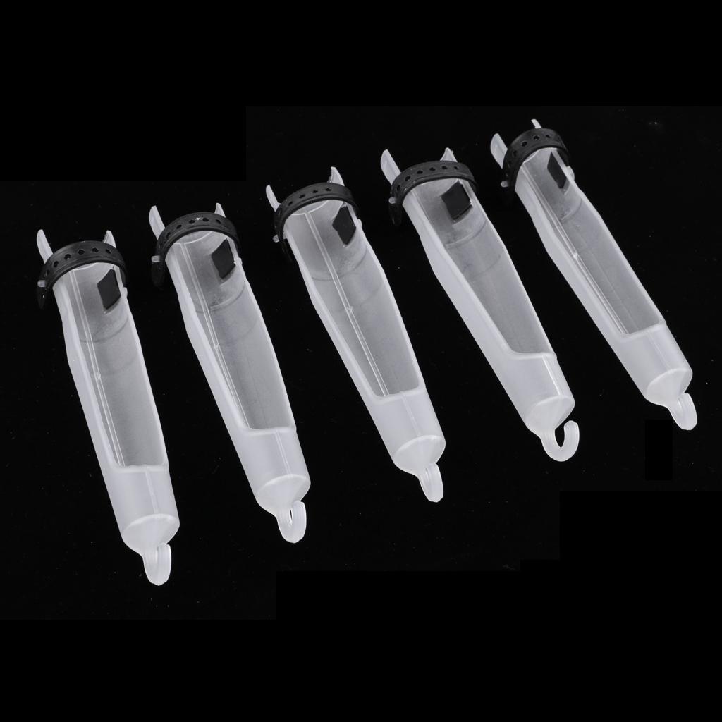 5Pcs Fishing Rod Cap Sea Rod Tip Protector Rod Pole Head Cover Sleeves 16#