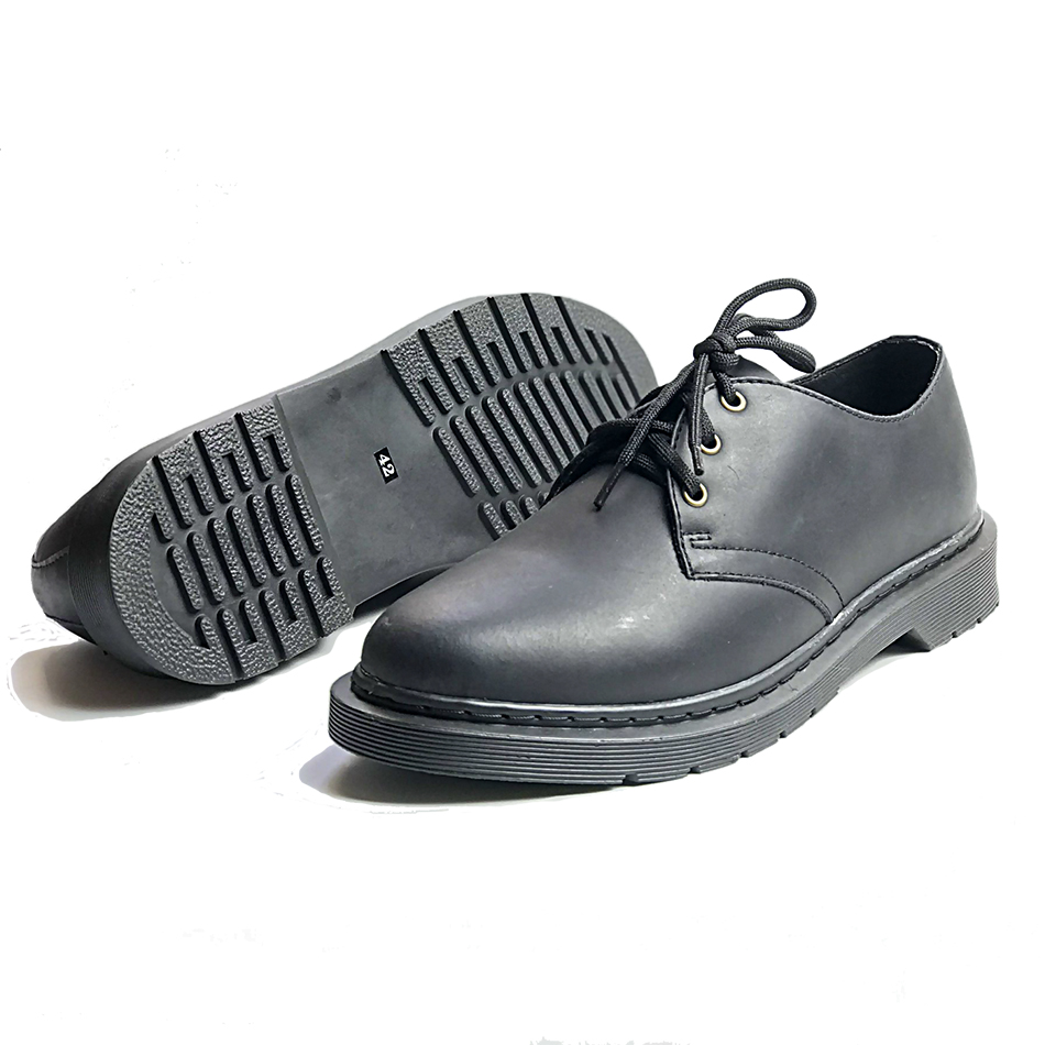 Giày tây nam Derby Dr Martens 1461 MAD wax Crazy Horse full Black cao cấp giá rẻ nhất tại hà nội bảo hành trọn đời