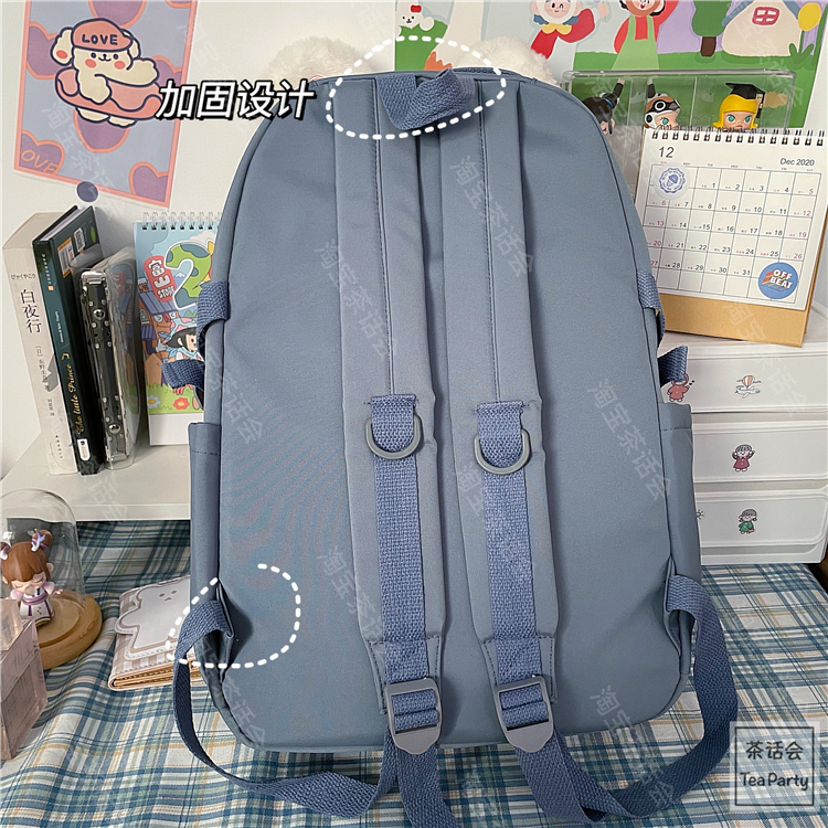 cặp học sinh đi học thời trang, balo nữ đi học 2 nịt difabag