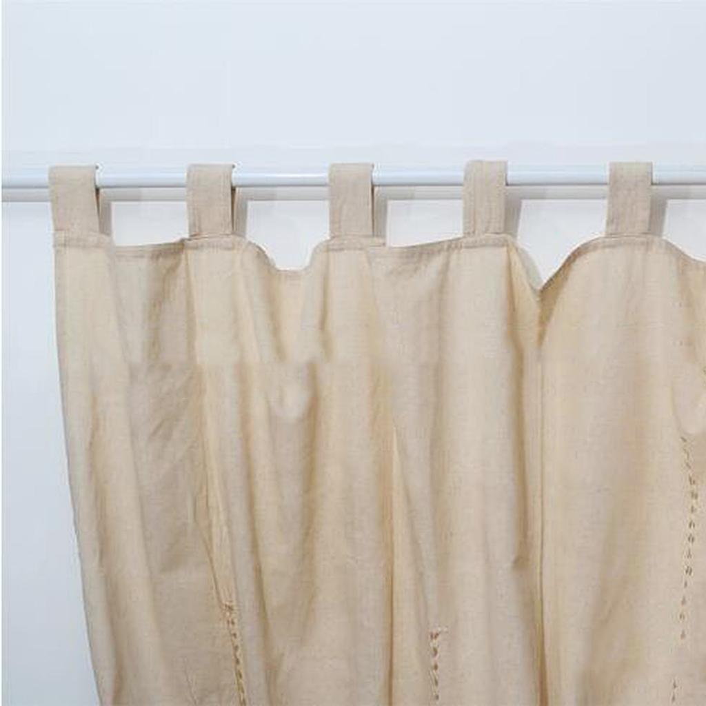 Country Hollow Crochet Window Curtain Blockout Drape Panel Tab Top