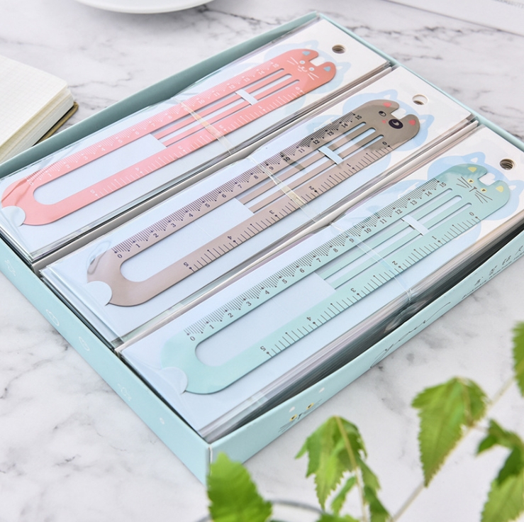 Thước nhôm trang trí bookmark (15cm)