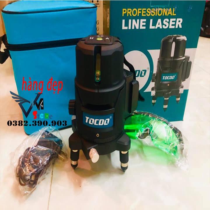Laser 5 tia xanh TOCDO nút cảm ứng