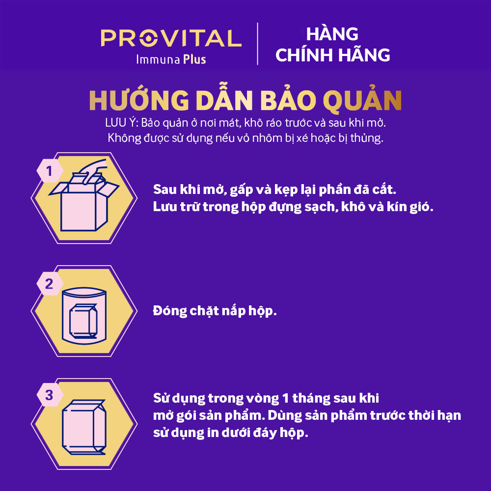 Sữa cho người trưởng thành và lớn tuổi Provital Immuna Plus 480g - Giúp tăng cường hệ miễn dịch