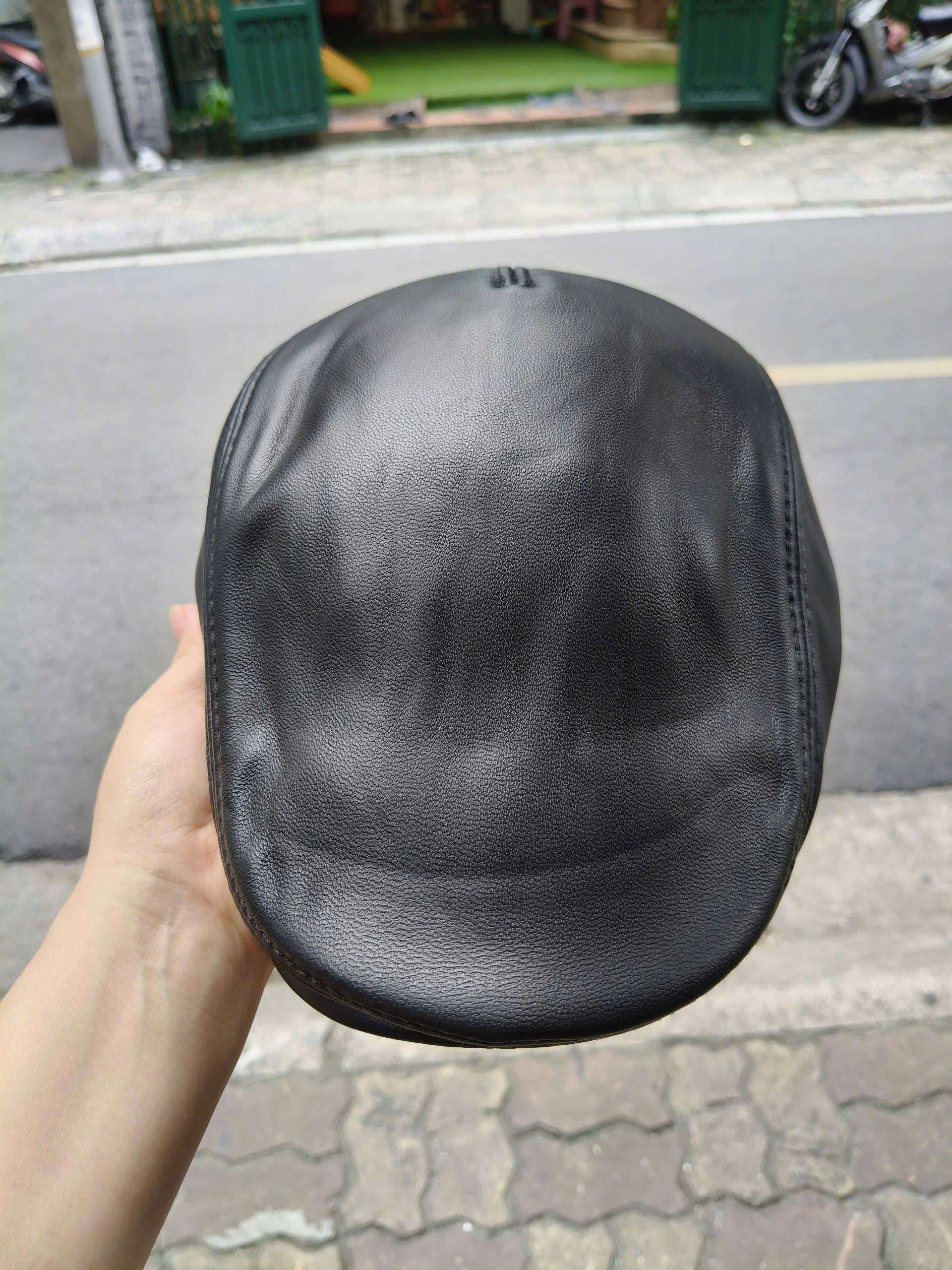 Mũ beret nam da cừu mùa đông YAOYAO BHY2097 Có che tai, có dây điều chỉnh