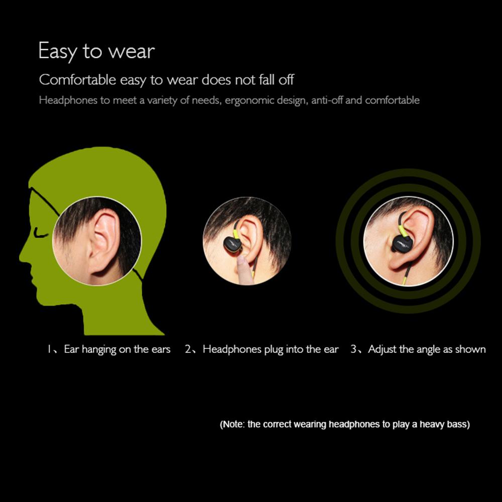 Tai nghe FONGE S500 có dây chống thấm nước,siêu trầm,âm thanh nổi