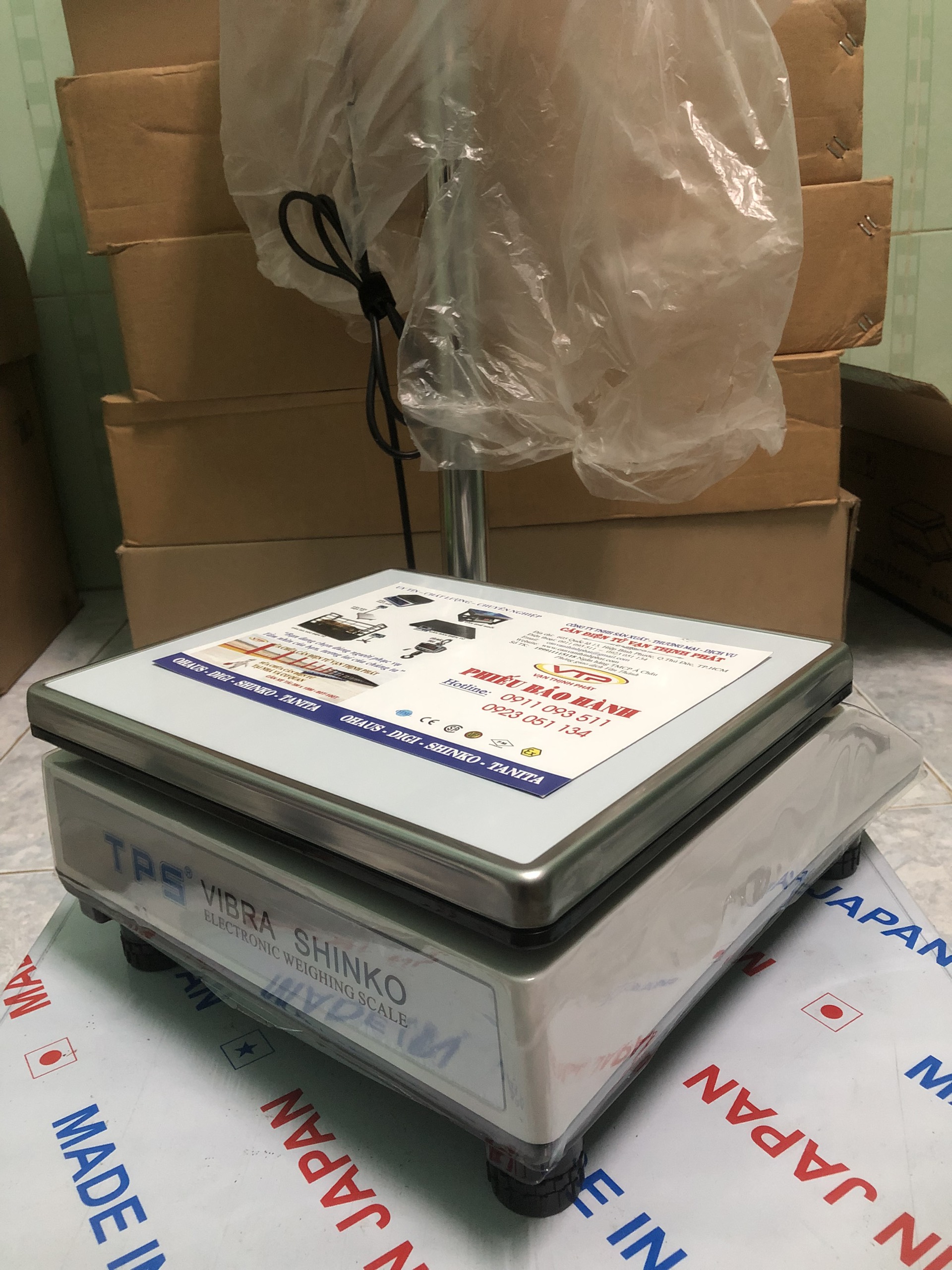 Cân Điện Tử VIBRA SHIKO TPS 15 KG 0.5 G