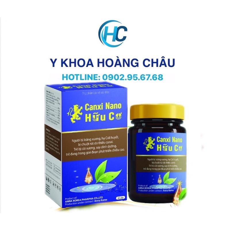 CANXI NANO HỮU CƠ – Canxi hữu cơ giúp hấp thu nhanh, không gây sỏi thận