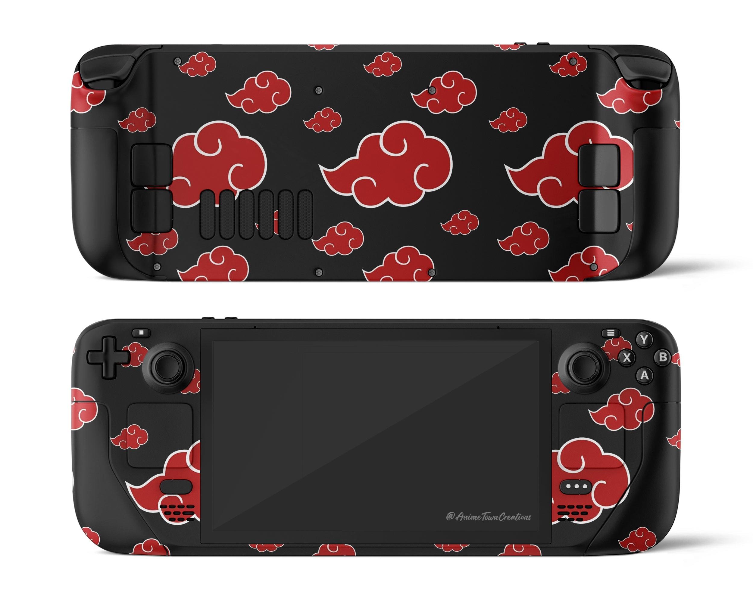 Skin dán Steam Deck mẫu Naruto Akatsuki Pattern (Đã cắt sẵn chi tiết, dễ dán)