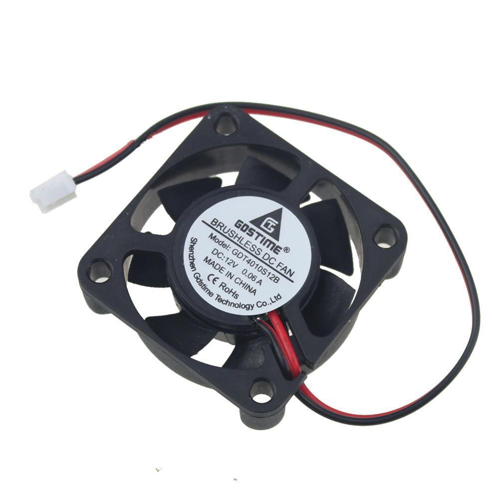 Gdstime 1 Pieces 40x40x1mm 11V Small Micro Axial Flow 4cm Brushless DC Cooling Fan 40mm x 1mm 401 1pin 1.0