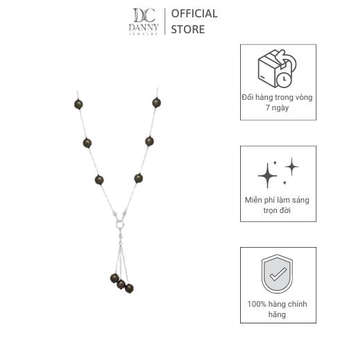 Dây Chuyền Bạc 925 Danny Jewelry Đính Ngọc Ốc D6235100004 Xi Rhodium