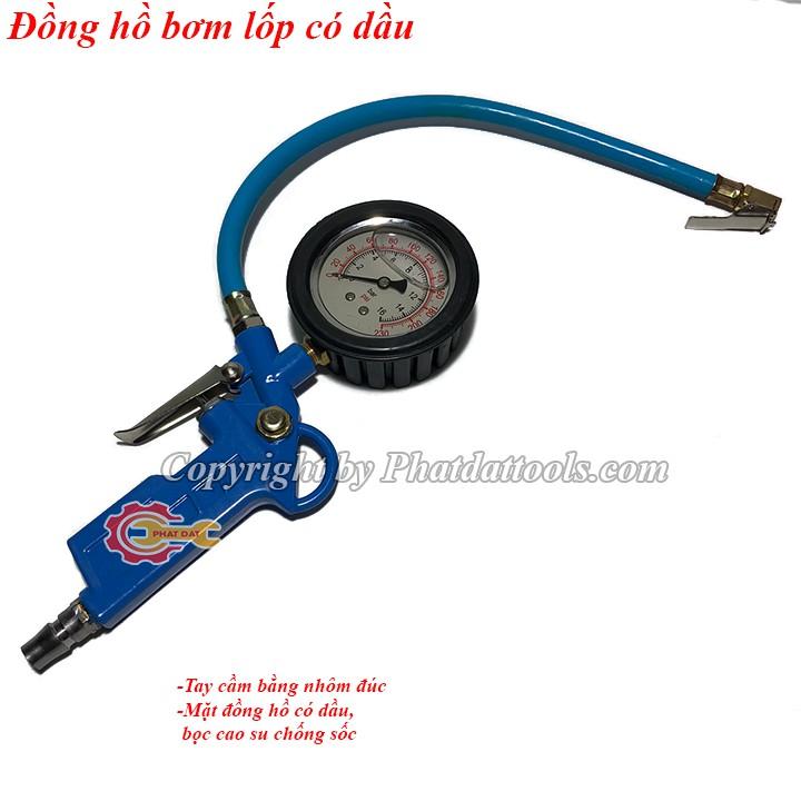 Đồng hồ bơm lốp có dầu