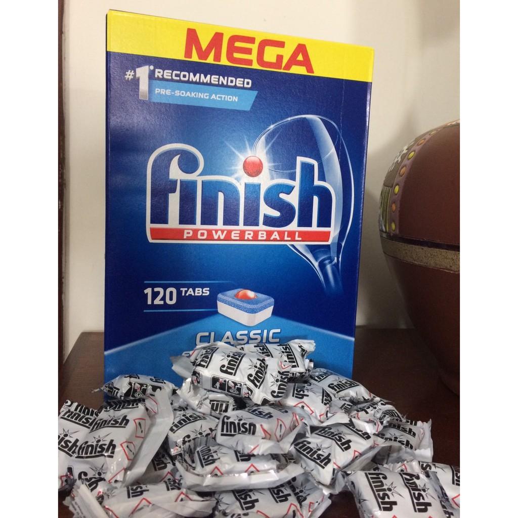 Viên rửa bát Finish megapack 110 viên nhập khẩu Châu âu