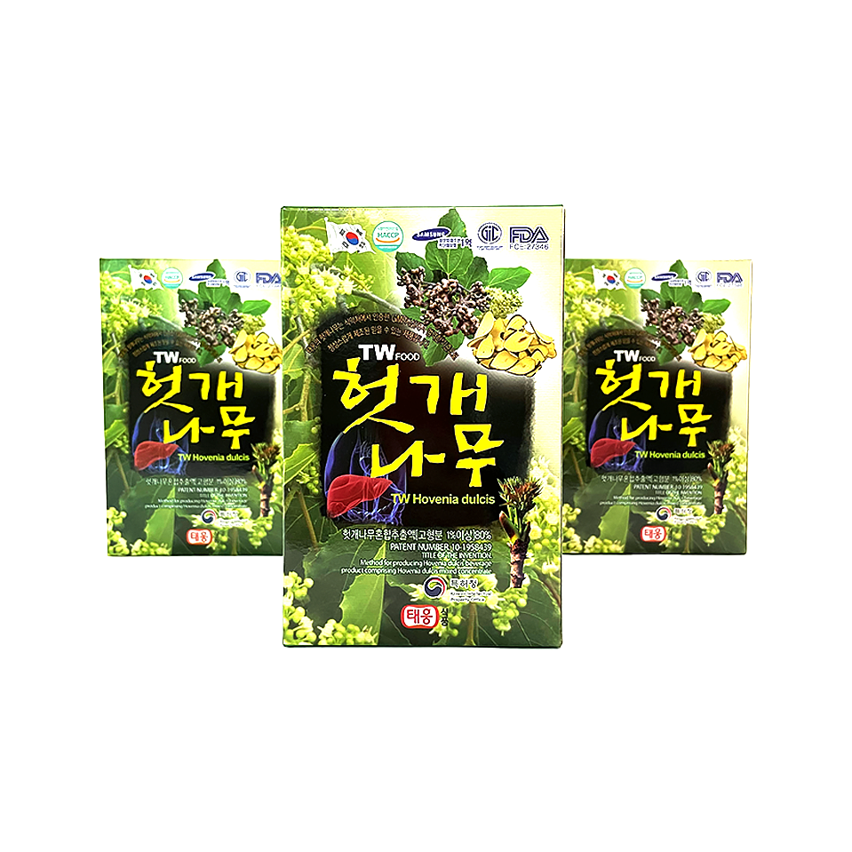 Nước uống TW HOVENIA DULCIS mát gan, giải độc gan hộp 30 gói*70ml