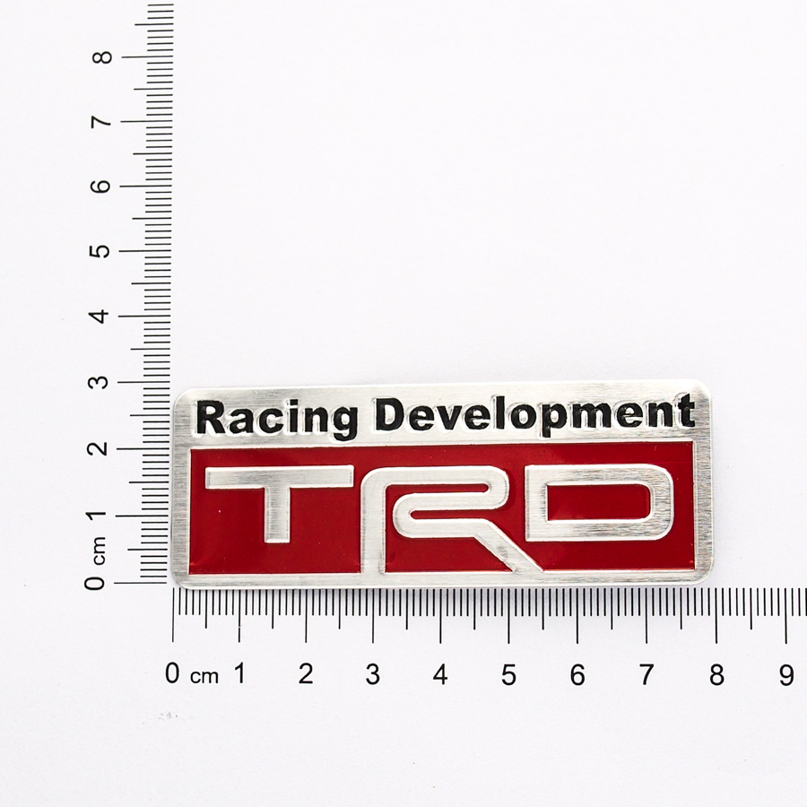 Sticker hình dán metal Toyota Racing Development - TRD