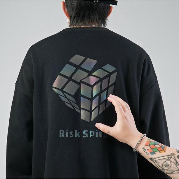 Sweater rubik phản quang 7 màu - ẢNH THẬT