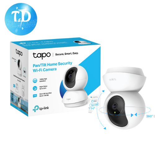 Camera WiFi TP-Link Tapo C200 2.0MP 1080P (Không kèm thẻ) Đèn hồng ngoại Âm thanh 2 chiều - Hàng chính hãng FPT phân phối