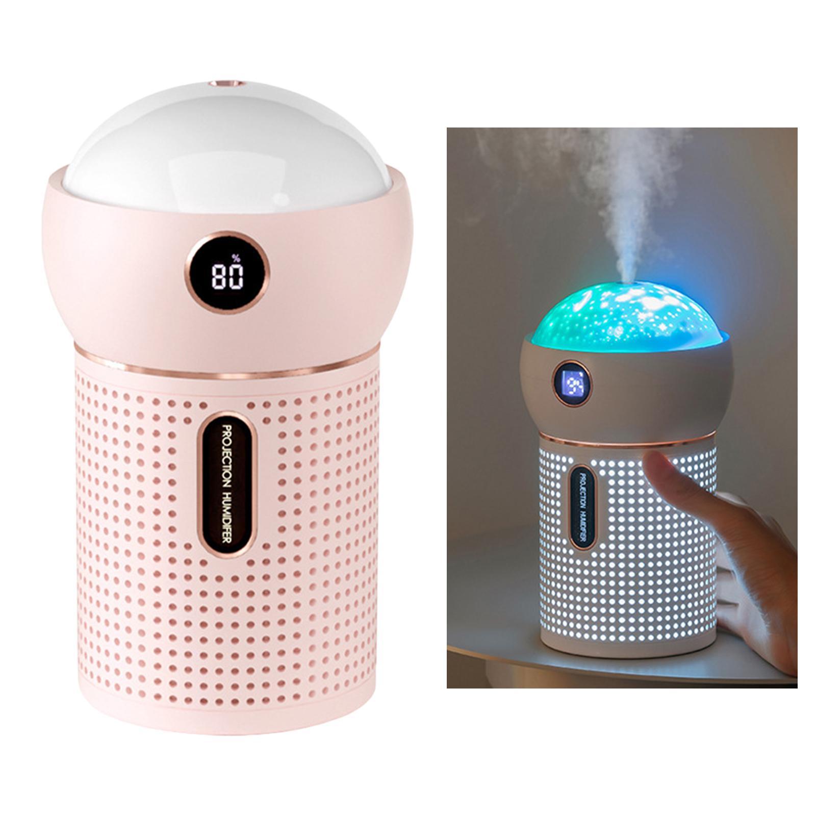 630ml Mini Humidifier Air Purifier Aroma Essential Oil Diffuser Night Light
