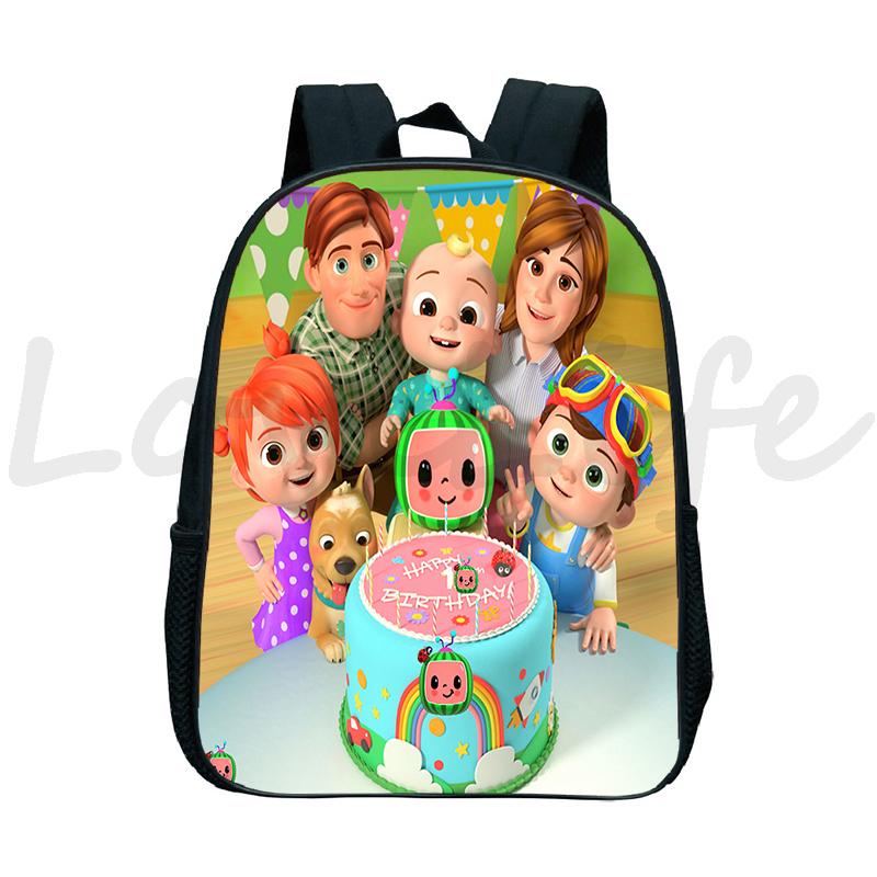 Cocomelon Ba Lô Trẻ Em Mẫu Giáo Túi Trường Túi Cho Bé Mochila Anime Có Túi Trẻ Em Ba Lô Cho Bé Mầm Non Tất