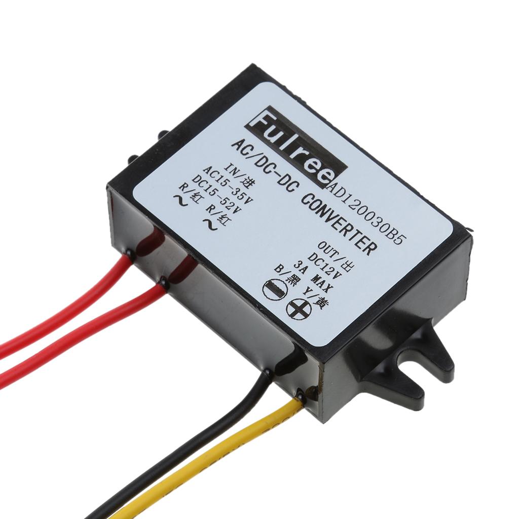 AC DC to 12V DC Buck Converter Step Down Module Power Supply Volt Waterproof Regulator