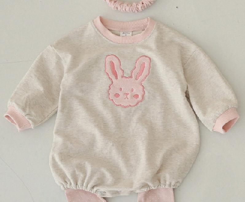 2021 Thu Mới Hoạt Hình Cho Bé Bodysuit Tay Dài In Hình Gấu Thỏ Bé Trai Và Bé Gái Áo Liền Quần Đùi Dễ Thương Sơ Sinh Cho Bé Quần Áo 0-24M