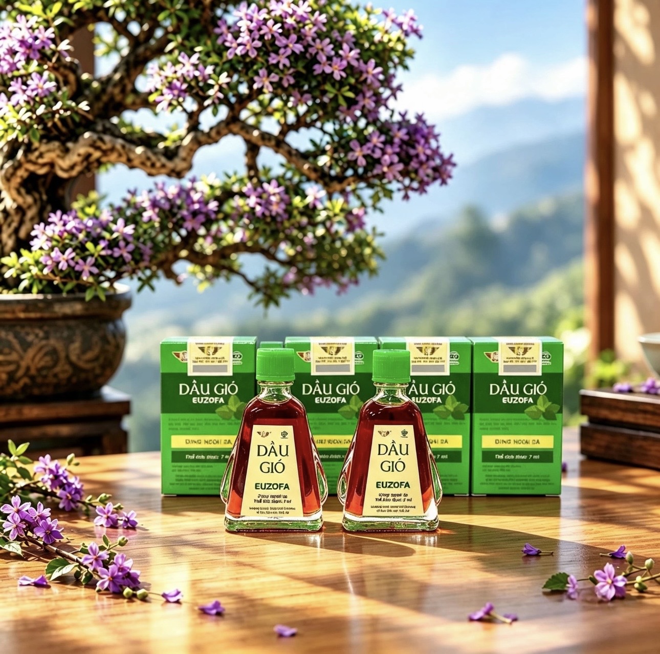 Combo 2 chai/7ml - Dầu gió Euzofa Kingphar