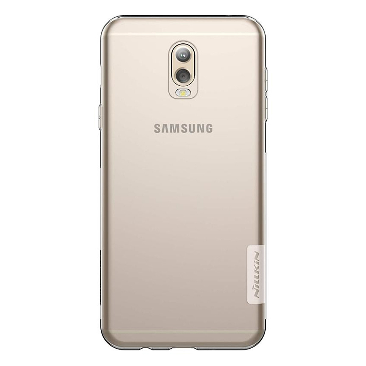 Ốp lưng dành cho Samsung Galaxy J7 Plus Nillkin silicon dẻo trong suốt cao cấp loại A+