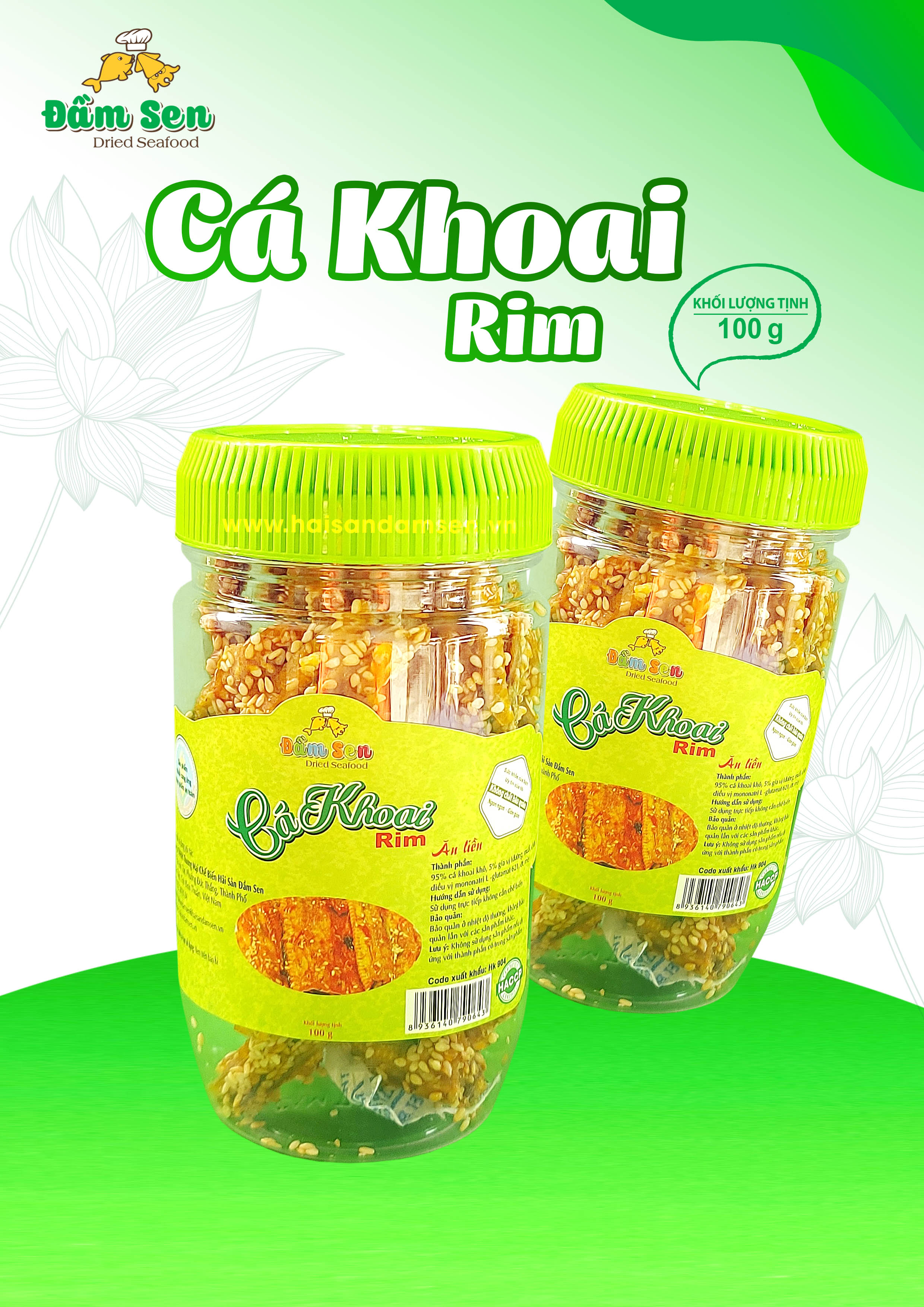 Cá Khoai Rim Đầm Sen - 150G - Ocop 4 Sao