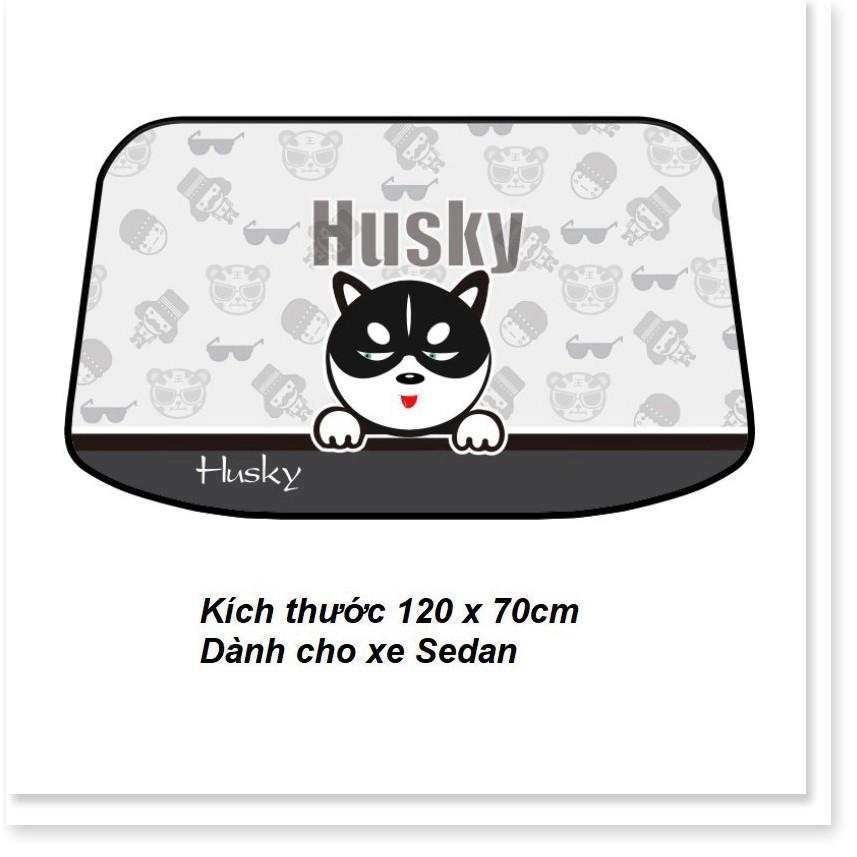 Tấm chống nóng 5 lớp cửa sau ô tô hình Husky