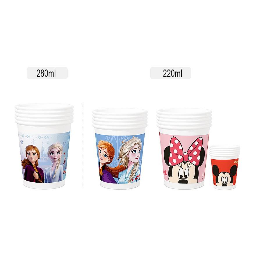 Ly giấy Disney dùng 1 lần- 280ml-50 cái/lốc