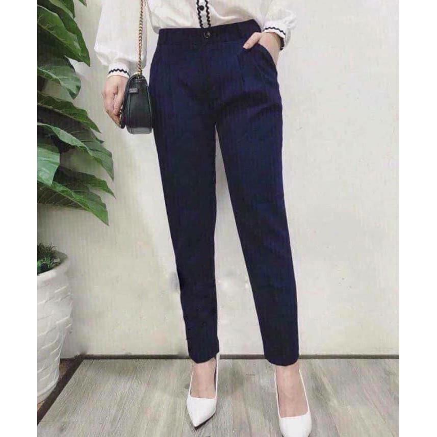 ️GIÁ BUÔN SỈ - Quần Baggy gấu lệch vải tuyết mưa đẹp Quần tây công sở
