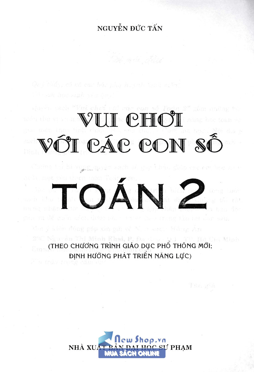Vui Chơi Với Các Con Số Toán 2