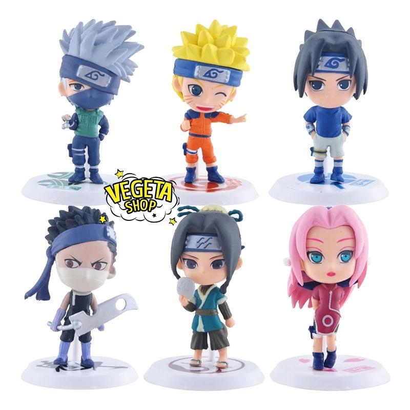 Mô hình Naruto - Set nhân vật Naruto Kakashi Sasuke Sakura Itachi Gaara Orochimaru Nagato Pain Sasori Akatsuki - Cao 7cm