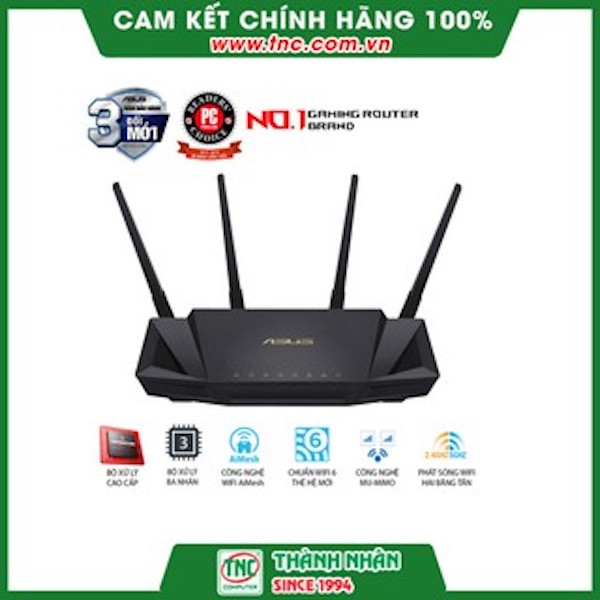 Router Wifi Mesh Asus RT-AX58U- Hàng chính hãng