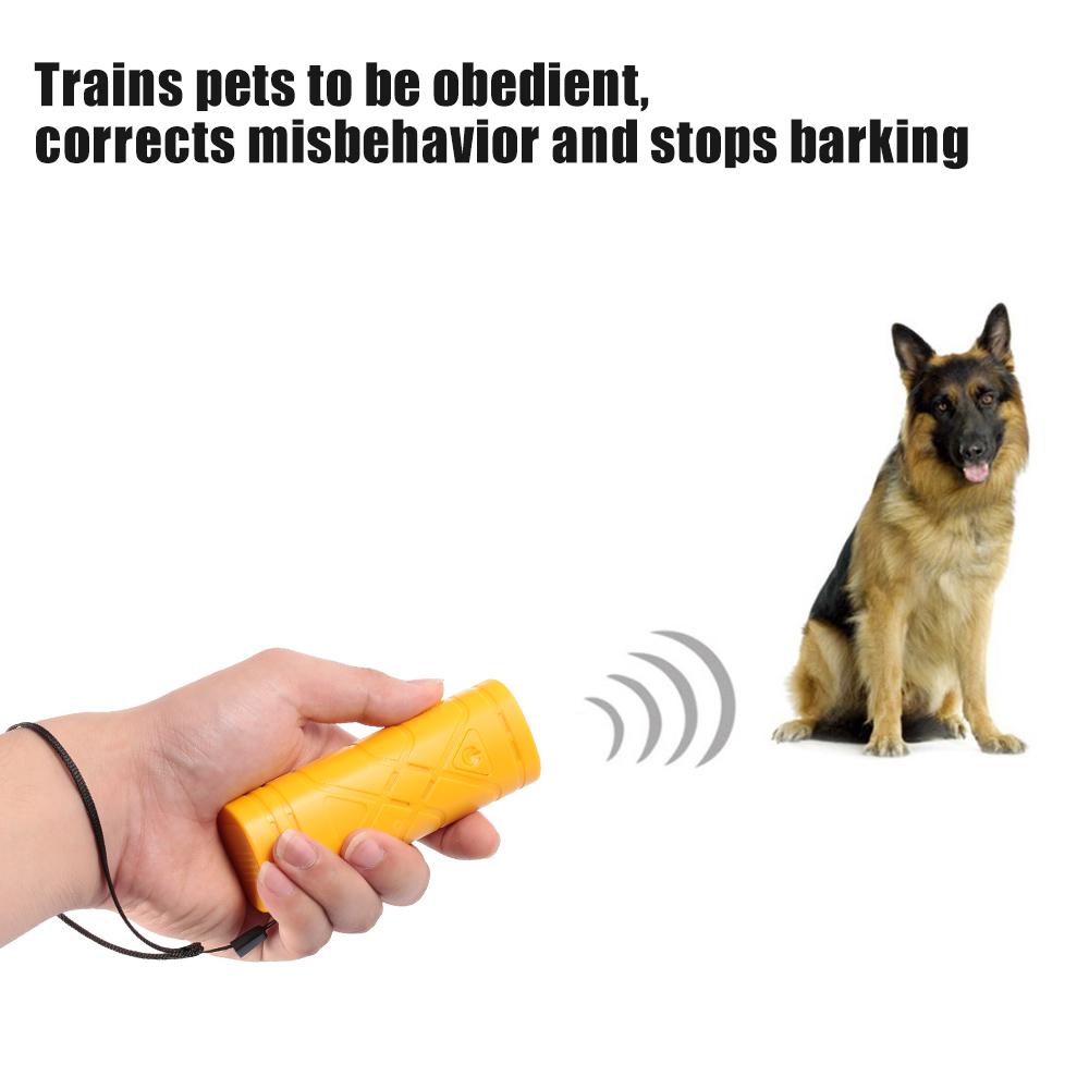 Thiết bị chống sủa 3 trong 1 bằng sóng siêu âm cầm tay dùng để huấn luyện thú cưng