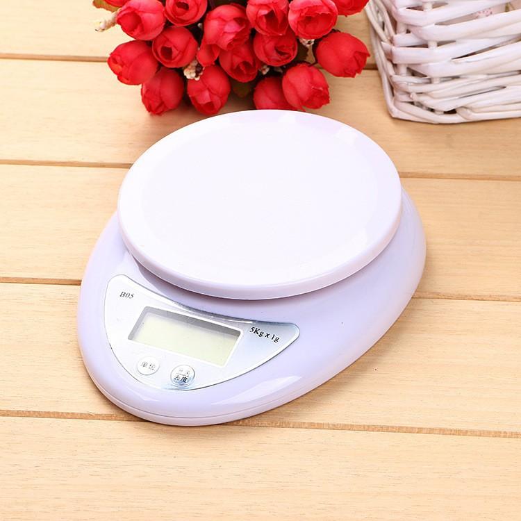 Cân Điện Tử Nhà Bếp Mini Electronic Kitchen Scale Cân Thực Phẩm 5Kg – 1G Kèm Pin (Có Khay) Yspring come