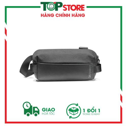 TÚI ĐEO CHÉO TOMTOC LIGHTWEIGHT CODURA SLING BAG BLACK