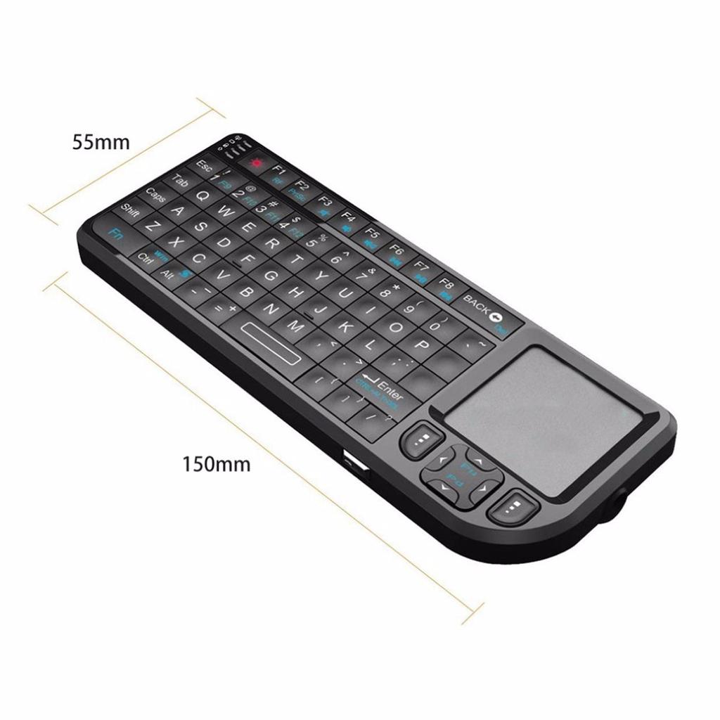 Wireless Remote Mini  Keyboard W/ Touchpad for Android   Laptop