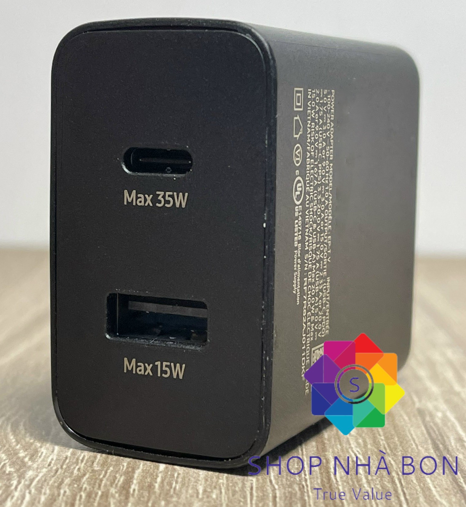 Sạc nhanh 2 cổng 35W dùng cho Samsung Galaxy S22