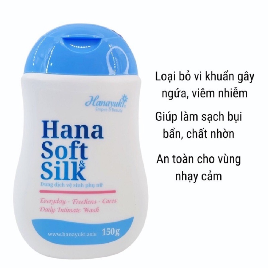 Dung dịch vệ sinh cho nữ và nam Hanayuki Hana Soft & Silk