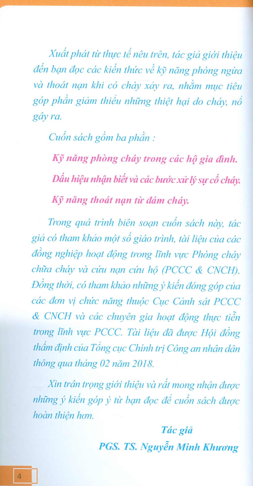 Cháy – Kỹ năng phòng và Thoát nạn