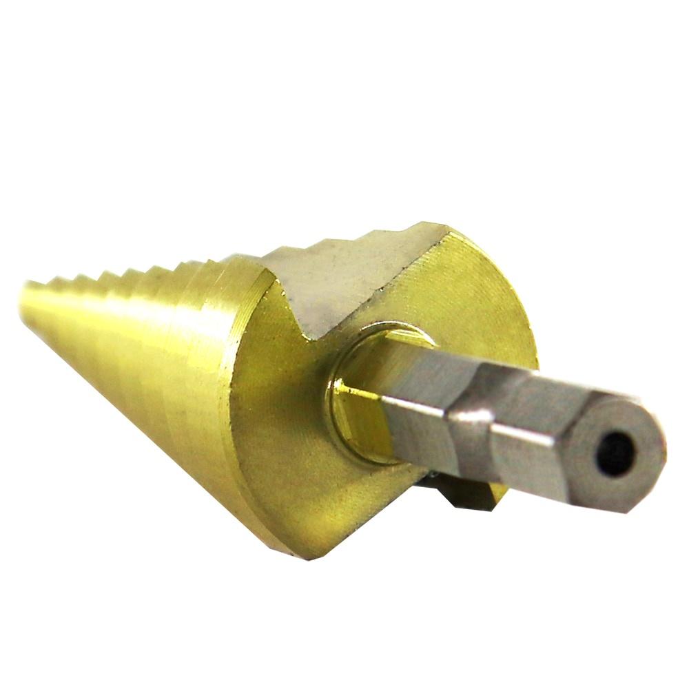 3pcs 3-12mm 4-12mm 4-20mm HSS Straight Groove Step Drill Bit Set Titanium Coated Wood Metal Hole Cutter Core Drill Bit Set