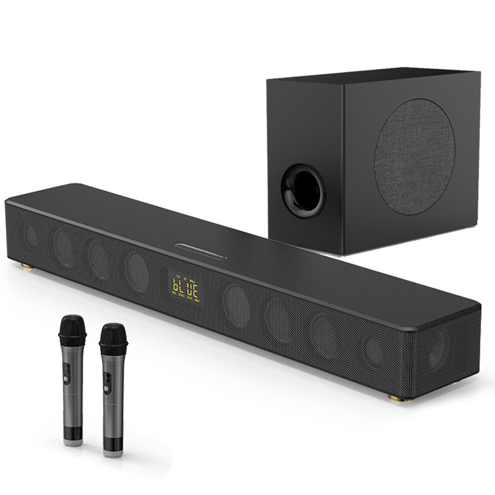 Bộ Loa Soundbar 5.1 300K + Loa Trầm S2 Tặng 02 Micro Không Dây AZONE