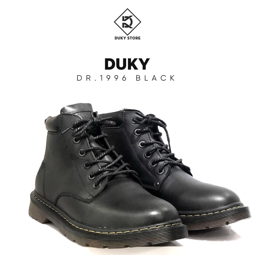 (Bảo hành 12 tháng) Giày boot Dr 1996 nam cá tính chất liệu da bò - Duky Store