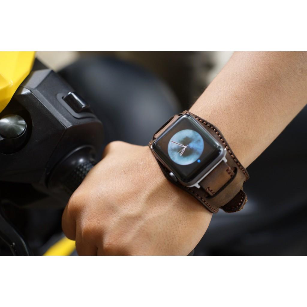 Dây đồng hồ da bò RAM bundstrap b2 cho apple watch  cực đẹp