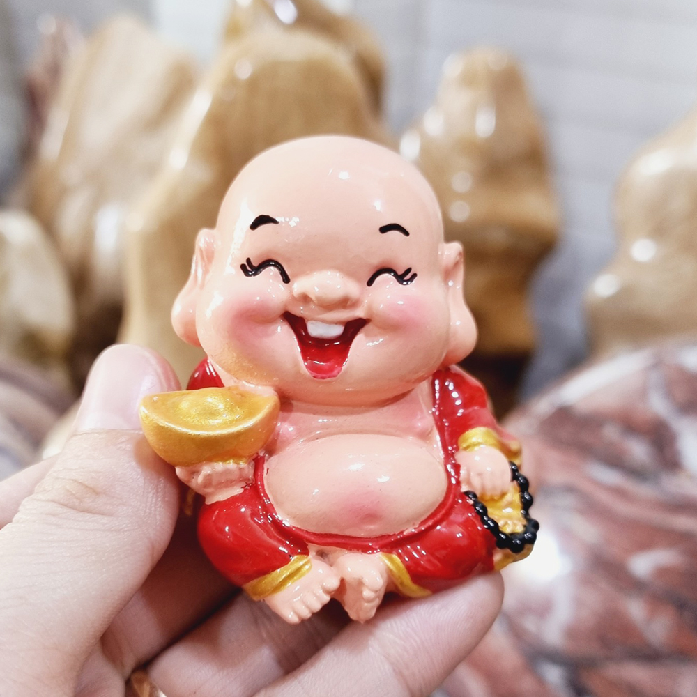 Tượng chibi Di Lặc 6cm may mắn