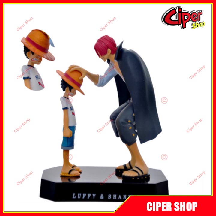 Mô hình Luffy và Shanks - One Piece - Figure Luffy Shanks